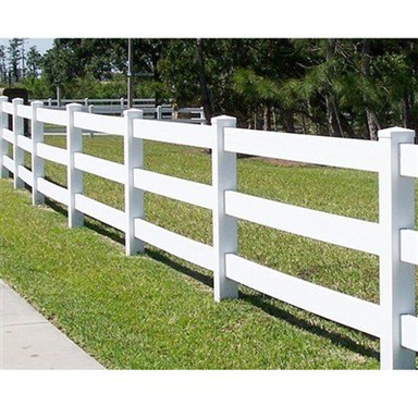 3 Rail Vinyl staket