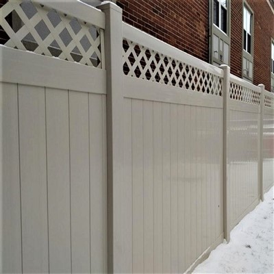 Sekretessgitter Vinyl Tan