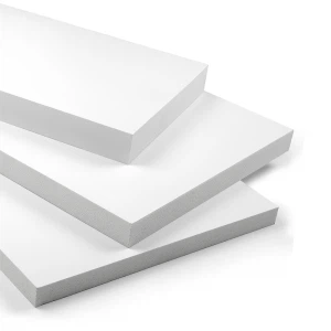 PVC-belagd skiva