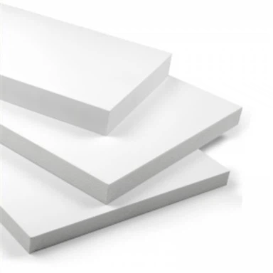 Vit PVC-skiva 12mm