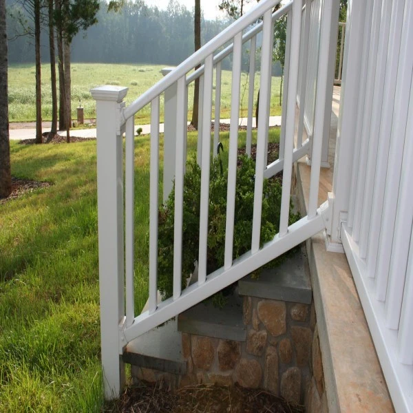 White Vinyl Stair Rail