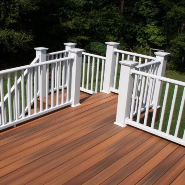 White Vinyl Stair Rail