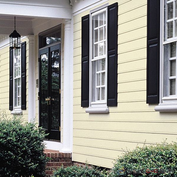 info-1-1 White vinyl PVC trim board profile showing smooth surface finish and sealed edge detail on both faces for exterior house trim applications